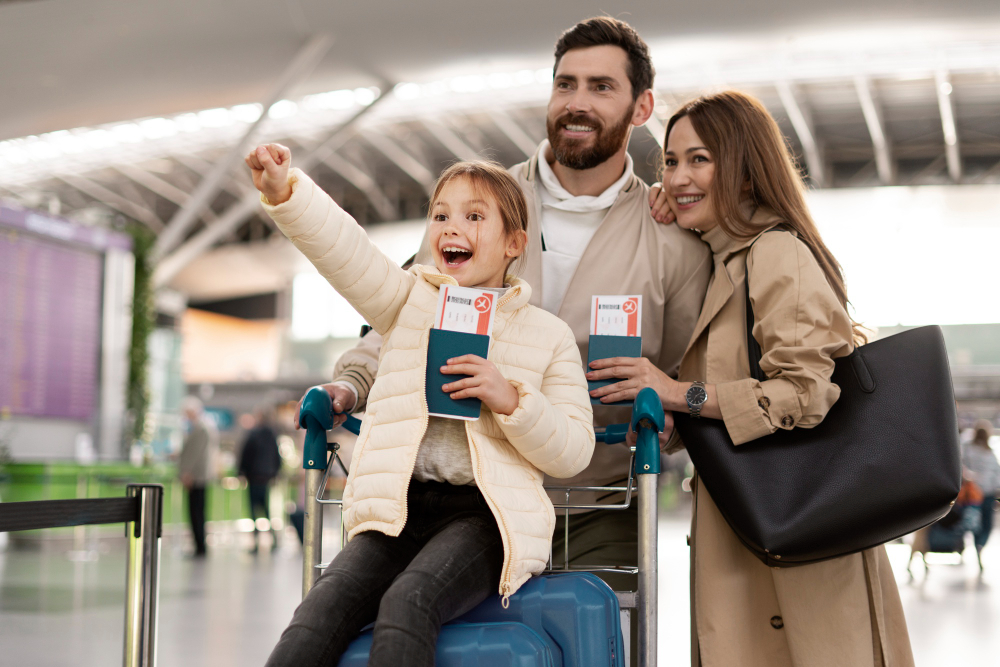 Visit visa image-1 Happy traveler getting visa assistance from tourist visa consultants in Hyderabad